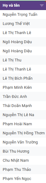 Danh sách